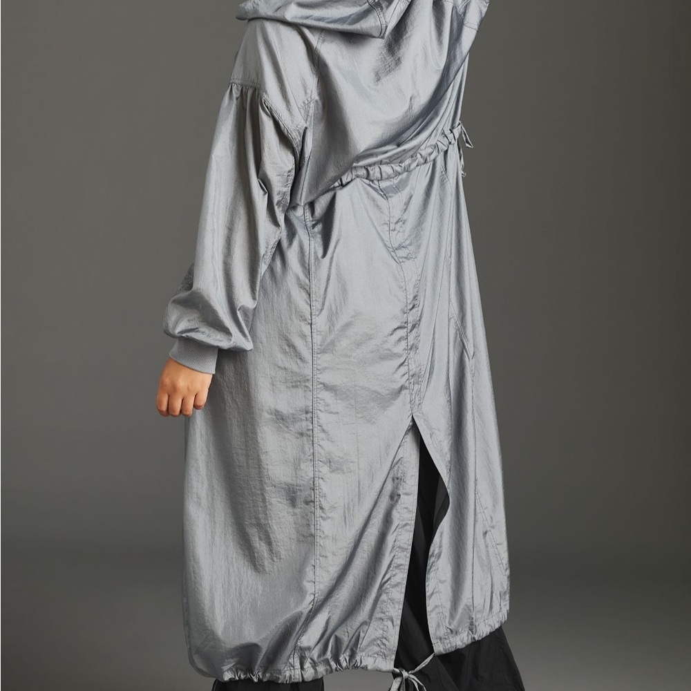 Women's Gray Hooded Jacket